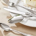thumbnail image 6 of Vintage Carved Silverware Set, 20-Piece 18/10 Stainless Steel Flatware Cutlery Set with Retro Royal Thick Handle, Tableware Utensils for Home, Restaurant, party, Wedding, Dishwasher Safe, 6 of 9