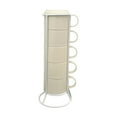 thumbnail image 3 of veasfak Stackable Tea Mugs Espresso Cup Set Easy to Clean Each Cup 100ml Cappuccino Mugs 5pcs, 3 of 9