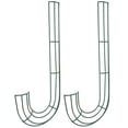 thumbnail image 4 of Miangastore Metal Floral Hoop Rings 2Set 11.8X4.7In, 4 of 8