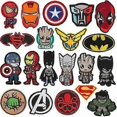 thumbnail image 1 of 20pcs kids iron on patches iron on sew on patches for kids iron on clothes DIY embroidery patch sticker for clothes jeans hat T-shirt, 1 of 4
