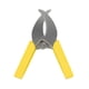 thumbnail image 4 of Tijeras para cortar ramas de árboles de jardín, cortador de corteza, herramienta para quitar corteza de árboles Mango amarillo, 4 of 9
