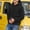 Black, variant on BRGZLK Mens Hoodies Solid Color Long Sleeve Hooded Plush Pullover Style Sweatshirt Top Pink S
