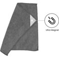 thumbnail image 4 of Magnetic Cleaning Cloth-4Pcs Microfiber Dry Erasers Cloth for White Boards Reusable Microfiber Cloth Eraser for Classroom, Home Office- 10'' x 10''(Gray), 4 of 7