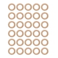 thumbnail image 1 of 30Pcs Wooden Rings Unfinished Sturdy Beech Finely Polished Easy Coloring Macrame Rings for Craft DIY Decoration 5cm/2.0in, 1 of 14