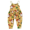 thumbnail image 3 of RIJOPUTY Baby 1st Christmas Outfit Boy Christmas Outfits for Girls Size 6-7 2t Girl Christmas Toddler Winter Clothes Girl Gymnastics Outfits Girls, Yellow 3-4 Years, 3 of 9