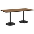 thumbnail image 3 of KFI Studios Mode 3.5' x 7' Dining Table, River Cherry, Black, 3 of 3