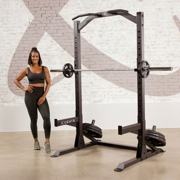 Half Rack Workout Rack Set Gamma Fitness Commercial Half Power