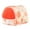 Pink Strawberry, variant on Small Guinea Pig Bed, Guinea Pig Hideout Hamster Bed Rabbit House, Washable Warm Sleeping House for Small Pet, Ferret, Chinchilla, Bunnies| Winter & All Seasons
