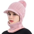 thumbnail image 1 of Gorro con protección para los oídos tejido para mujer de invierno europeo y americano, 1 of 5