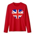 thumbnail image 4 of 250 Anniversary Usa Shirt Women Casual Fashion Loose Fit T Shirt Comfortable Soft Basic Tee For Everyday Wear, 4 of 4