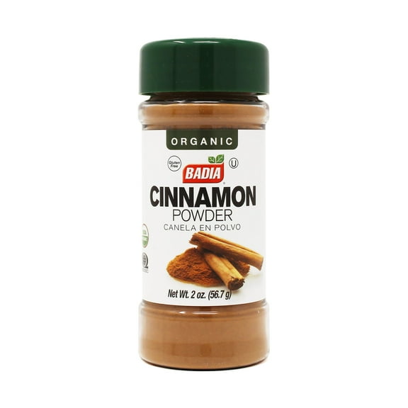 Pack of 8, Badia Organic Cinnamon Powder, 2 oz