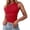 Red, variant on MIASHUI Stylish Versatile Women's Sleeveless Tank Top Comfortable Breathable For Everyday Casual Wear Red,XS