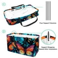 thumbnail image 4 of Butterfly Large Capacity Reusable Beach Bag with Storage Bins and Shopping Basket - Foldable Oxford Cloth Tote for Beach, Pool, and Laundry, 4 of 7