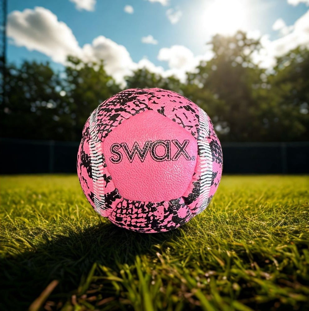 (3 pack) Swax Training Baseball- Pink Snakeskin