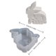 thumbnail image 1 of Molde de silicona for vela de conejito de Pascua 3D, molde de jabón hecho a mano DIY, molde de escayola de resina for gato y conejo, esencial for decoración del hogar, 1 of 2