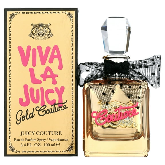 Juicy Couture Viva La Juicy Gold Couture Eau de Parfum, Perfume for Women, 3.4 fl oz