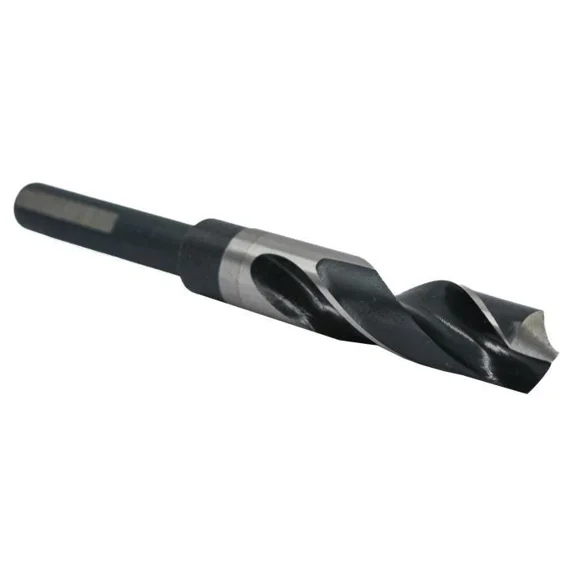 Drill America D/A3F1-1/4 1-1/4" HSS 1/2 Reduced Shank Silver and Deming Drill Bit with 3-Flatted Shanks