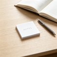 thumbnail image 6 of Hyknon Sticky Notes 3x3 Inch, 100 Sheets/Pad Self-Stick Pads Pastel Solid Color Sticky Note, Recyclable Stickers Note Tabs, Easy to Post Removable Reminder Labels for Home Office Daily, White, 6 of 7