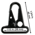 thumbnail image 2 of Rope & Cord Metal Webbing Clip – 1” Snap Clips for Cargo, Organization, Tie Downs & More – 50 Pack, 2 of 4