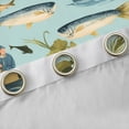 thumbnail image 4 of Homewish Fishing Theme Black Out Curtains for Female Men Adults,Big Bass Fish Curtains Pack of 2 (42x63 Each),River House Bedroom Curtains,Ultra Soft Home Decor, 4 of 6