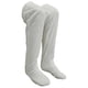 thumbnail image 2 of Calcetines hasta el muslo de forro polar térmico para piernas, accesorios de cosplay, cómodos para las piernas. blanco, 2 of 9