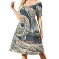 thumbnail image 2 of HDThe Circle of the Lustful by William Blake HIGH DEFINITION Sleeveless Dress dress for woman dress, 2 of 7