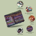 thumbnail image 2 of Aakriti Handmade Rag Rug, Chindi Rug, Multicolored, Indian Rug, Recycled Rug, Boho Style, Decorative Rug ( 5x3 ft) (Blue), 2 of 5