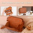 thumbnail image 3 of LAICAIW Sacs à Bandoulière en Cuir et Pochettes, Pochette à 3 Couches pour Femmes avec Multiples Compartiments, Sac à Main Tout-Terrain, 3 of 7