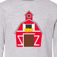 thumbnail image 4 of Inktastic Farming Large Red Barn with Hay Long Sleeve Youth T-Shirt, 4 of 5