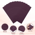 thumbnail image 3 of 100 Pcs Servilletas Desechables con Sensación de Lino y Bolsillos para Cubiertos Incorporados, Servilletas de Papel para Cuchillo y Tenedor Morado, 3 of 6