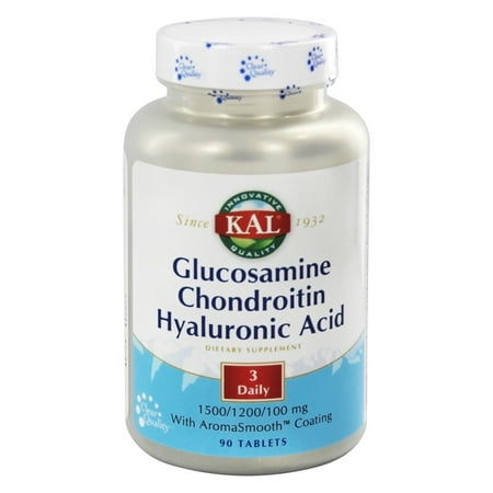 Kal - Glucosamine Chondroïtine Acide Hyaluronique - 90 comprimés