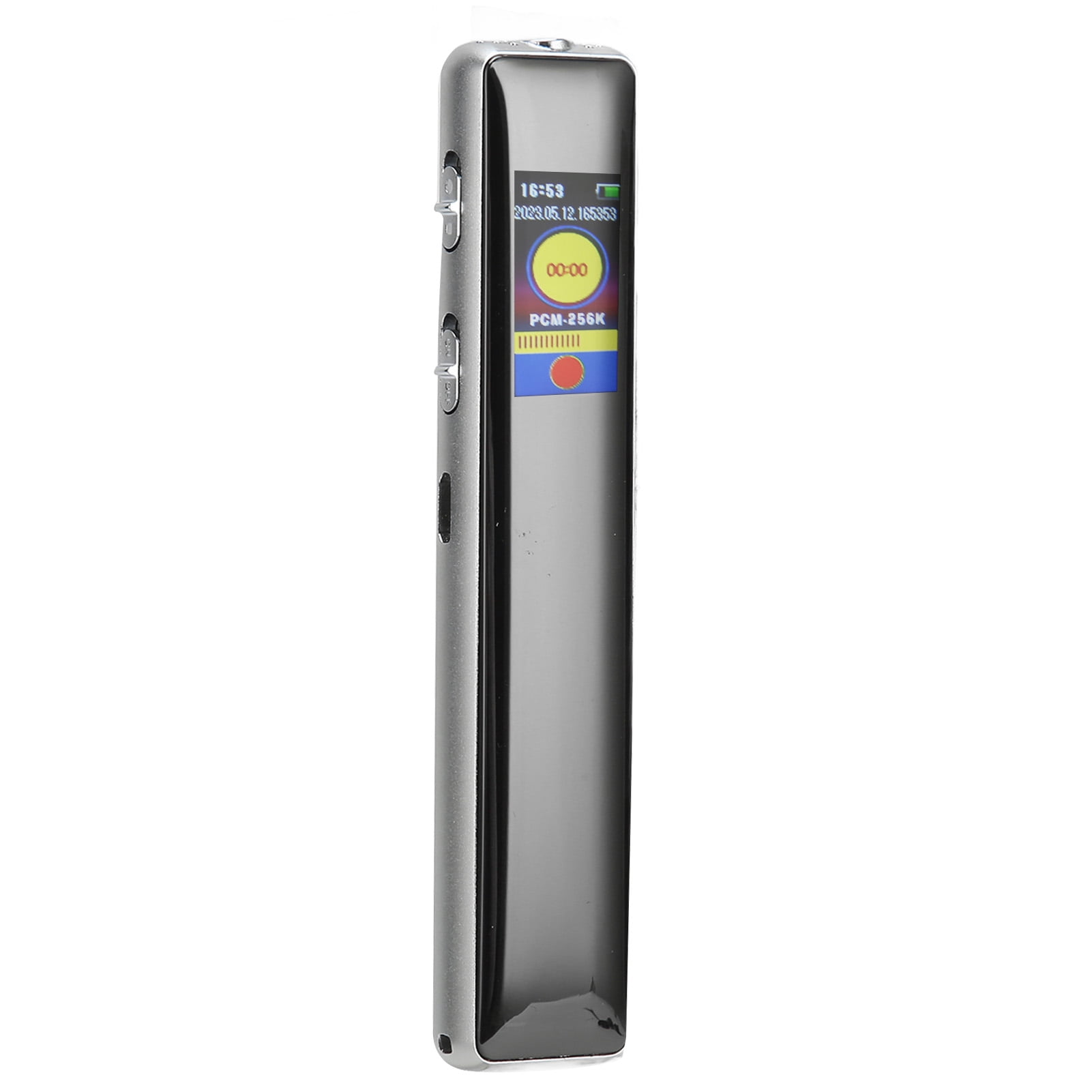 Small Recorder Voice Activated HD Noise Reduction Timing Portable Recording Device with MP3 Playback Electronic Book 16GB