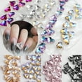 thumbnail image 2 of UDIYO 20Pcs/Set Nail Ornament Luxury High Brightness Gloss Love Heart Manicure Design Nail Rhinestone for Salon, 2 of 7