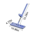 thumbnail image 3 of SDJMa Self Wringing Flat Mop, 360 Degree Spin Hands-Free Microfiber Floor Mop with Reusable Mop Pad and Soft Scraper, Dust Mop for Hardwood, Laminate, Tile Floor Cleaning, 3 of 7