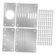 thumbnail image 2 of 12 placas de reparación de bisagras, herrajes de acero inoxidable, kit de reparación de bisagras instalable con tornillo para muebles, gabinetes y ven, 2 of 9