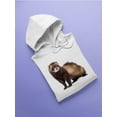 thumbnail image 3 of Ferret Portrait Hoodie Women -SPIdeals Designs, Female XX-Large, 3 of 4