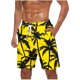 thumbnail image 1 of Pantalones Cortos para Hombre Cintura Elástica con Bolsillos Pantalones Cortos de Impresión de Moda Casual Pantalones de Playa para el Uso Diario Al Aire Libre de Primavera Verano, 1 of 5