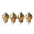 thumbnail image 4 of fastboy 3D Printer Nozzle Brass Extruder Nozzle Replacement Consumable 3D Printer Accessory, 1mm/3mm 1.75mm/1.0mm, 4 of 6