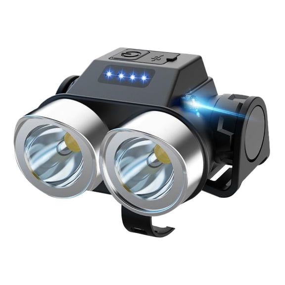 ABS Material Bike Light with Super Bright LED, USB Charging, Waterproof for Night Riding and Outdoor Adventures