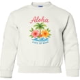 thumbnail image 2 of Inktastic Aloha State of Mind Youth Sweatshirt, 2 of 4