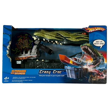 Hot Wheels Crazy Croc Play Set