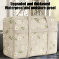 thumbnail image 6 of Reinforced Storage Bag - Oversized Moving Packing Bag Thickened Double Zipper Space Saving Design Travel Space Organizer Laundry Hamper Essential(L), 6 of 8
