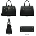 thumbnail image 5 of Dasein Women Handbags and Purses Ladies Shoulder Bag Top Handle Satchel Tote Work Bag with Matching Clutch, 5 of 9