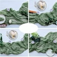 thumbnail image 4 of Knubmt Gauze Table Runner Cheesecloth Table Runners for Wedding Birthday Party Table, 35" x 157", 4 of 7