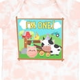 thumbnail image 4 of Inktastic I'm One Farm Animals Wearing Birthday Party Hats Boys or Girls Baby Bodysuit, 4 of 5