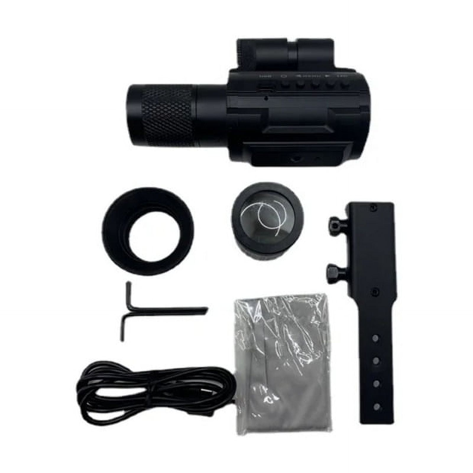 3X Night Vision Scope - Durable Metal Construction, Built-in 850nm IR Illuminator for Outdoor Use, Compatible with 11-20mm Rails, Shock-Resistant Design for Hunting & Night Surveillance