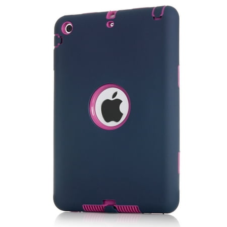 TKOOFN iPad Mini 1/2/3 Case,Armor Protective Anti-slip Soft Silicone Shockproof (Best Protective Case For Ipad Mini 2)