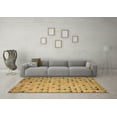 thumbnail image 3 of Ahgly Company Indoor Square Abstract Brown Modern Area Rugs, 4' Square, 3 of 4