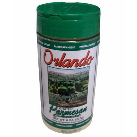 Dairy Parmesan - Grated Parmesan Cheese (OrlandoGreco) 8oz, plastic shaker