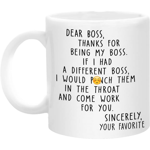 Pawfect House Funny Gifts for Coworker, Thank You Gifts for Boss From Employee, Coworker Coffee Mug, Best Boss Funny Cups, Thanks For Being My Boss If I Had A Different Boss Mug